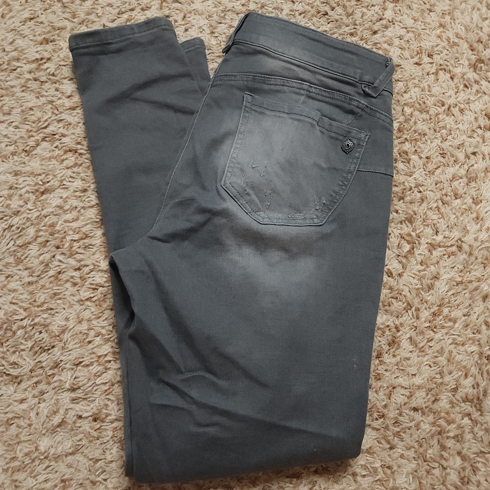 Democracy Ab Solution Womens 12 Skinny Mid-Rise Black Washed Jeans